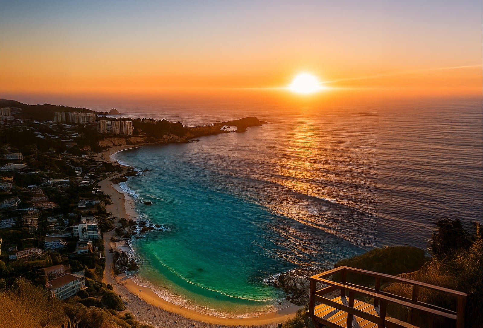 Vista del Condominio Peñablanca en Algarrobo